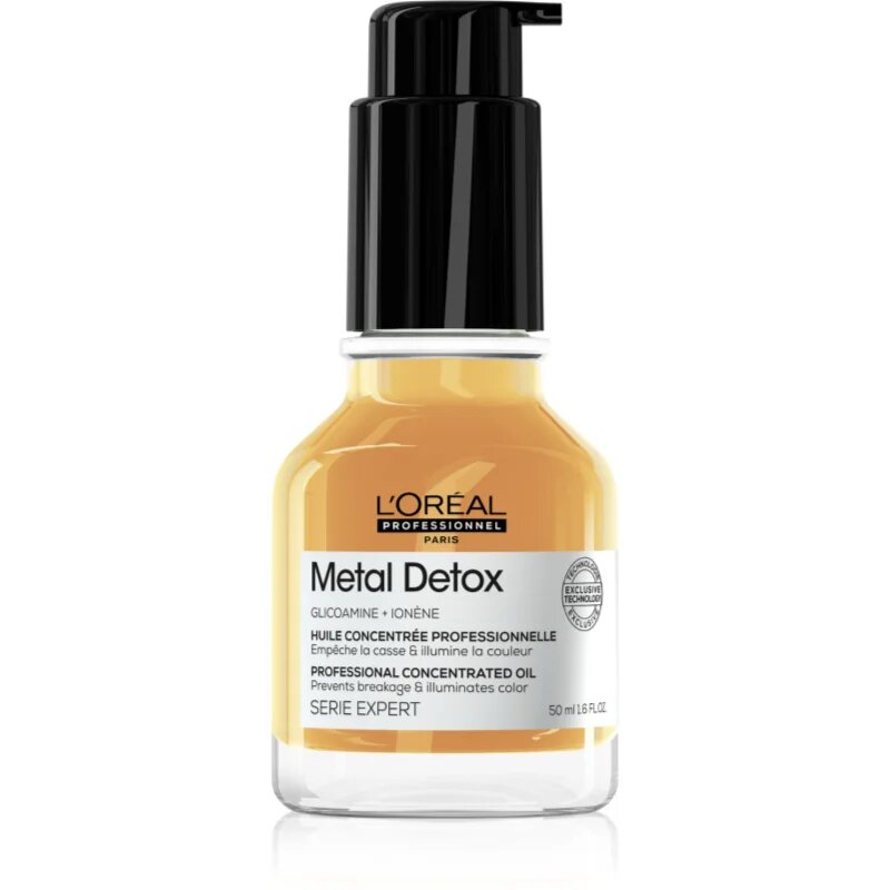 L’Oréal Professionnel Serie Expert Metal Detox подхранващо масло за коса срещу късане на косата 50 мл.