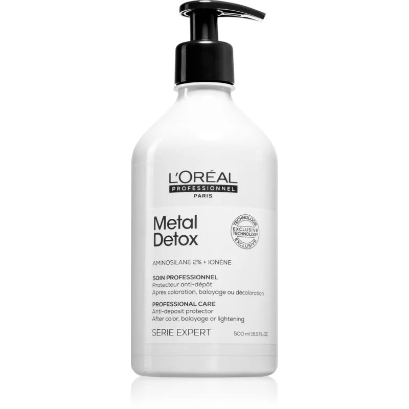 L’Oréal Professionnel Serie Expert Metal Detox защитна грижа за боядисана коса 2 % Aminosilane 500 мл.