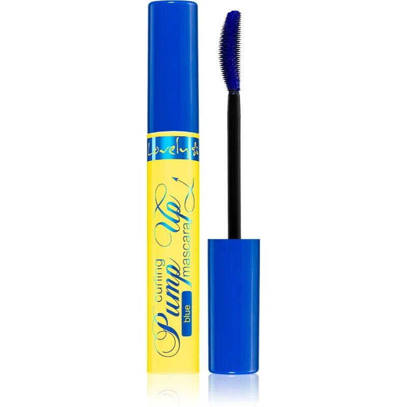Lovely Pump Up спирала за обем и извиване на мигли цвят Blue 8 гр.
