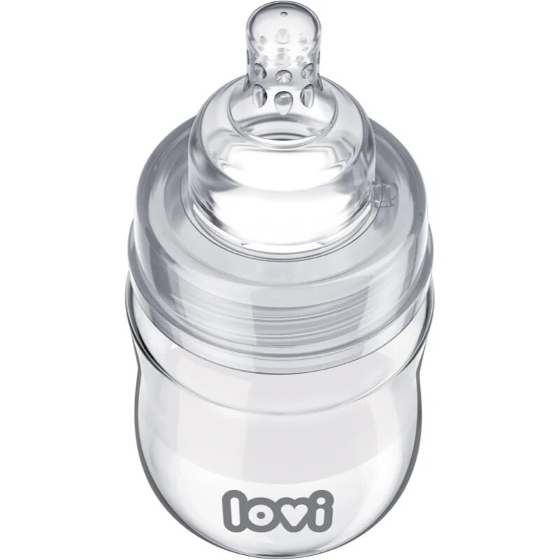 LOVI Glass стъклено бебешко шише 0m+ 150 мл.