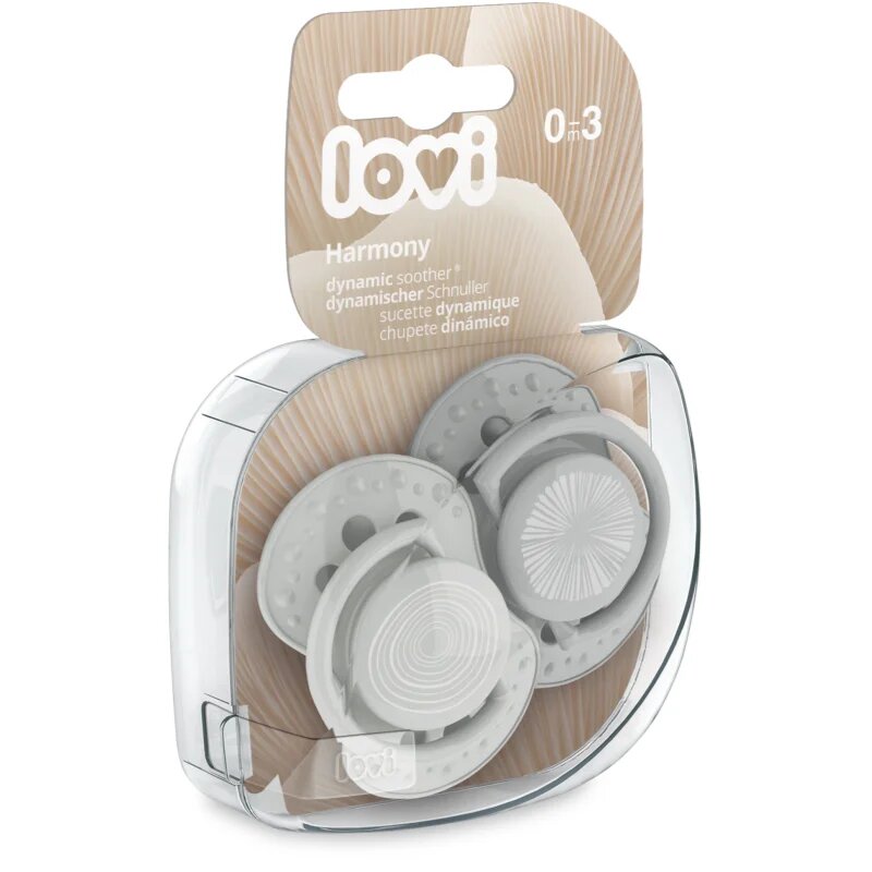 LOVI Harmony 0-3m биберон 2 бр.