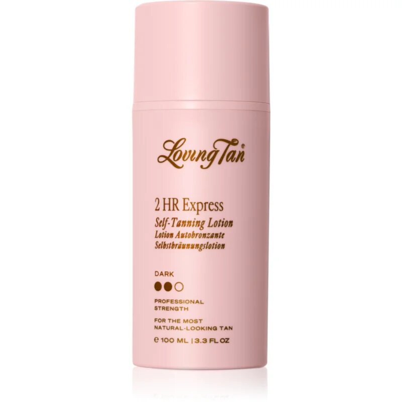 Loving Tan 2 HR Express хидратиращ бронзиращ лосион цвят Dark 100 мл.