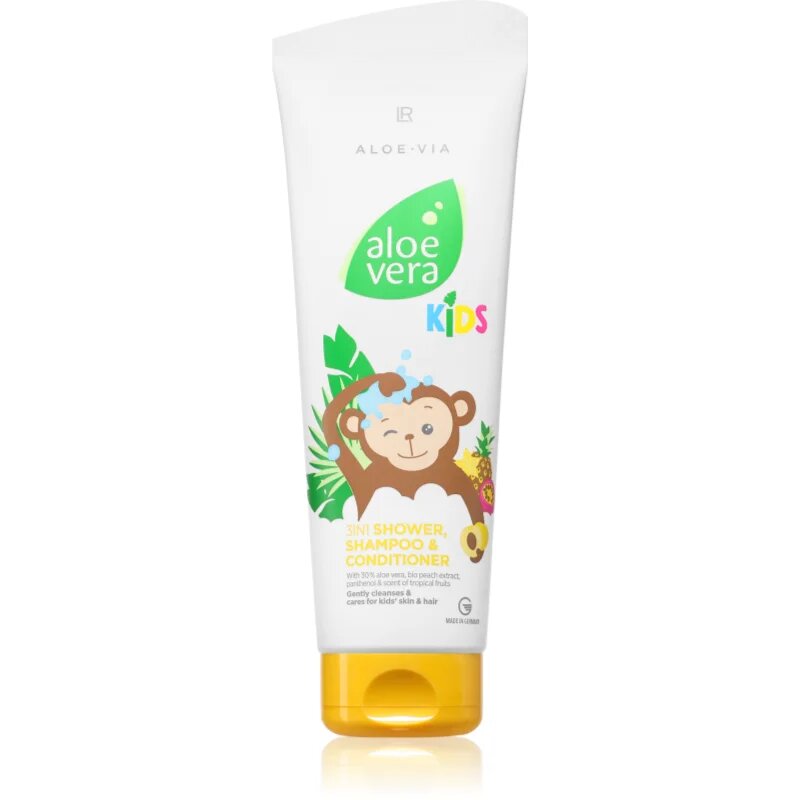 LR Aloe Vera Kids 3 в 1 шампоан балсам и душ гел за деца 250 мл.