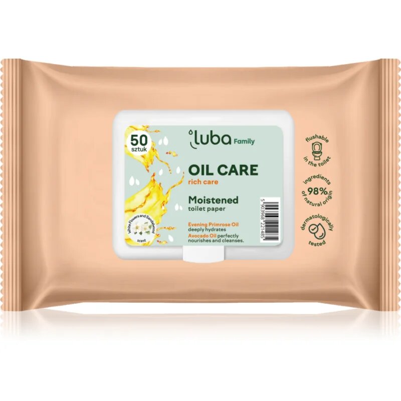 Luba Family Oil Care влажна тоалетна хартия 50 бр.