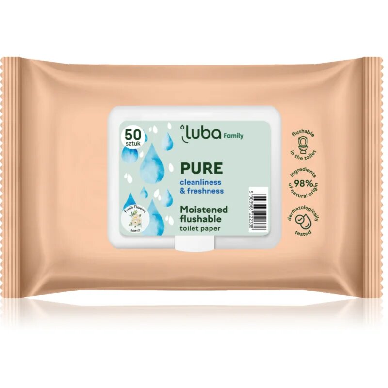 Luba Family Pure влажна тоалетна хартия 50 бр.