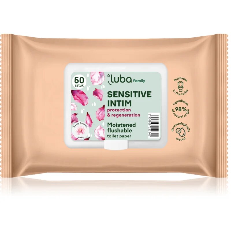 Luba Family Sensitive Intim влажна тоалетна хартия 50 бр.