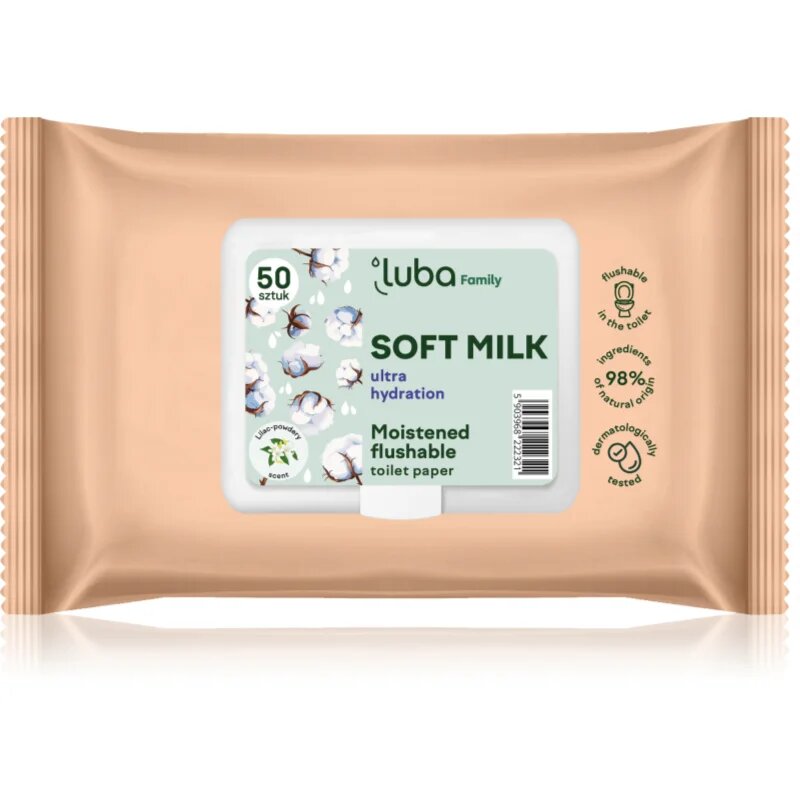 Luba Family Soft Milk влажна тоалетна хартия 50 бр.