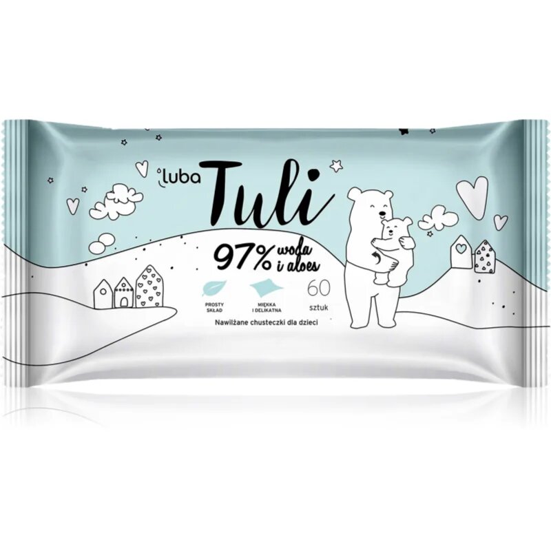 Luba Tuli Aloe Vera мокри кърпички за деца 60 бр.