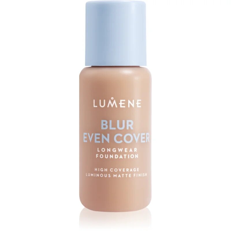 Lumene Blur Even Cover течен фон дьо тен с матов завършек 16 часа цвят 3 30 мл.