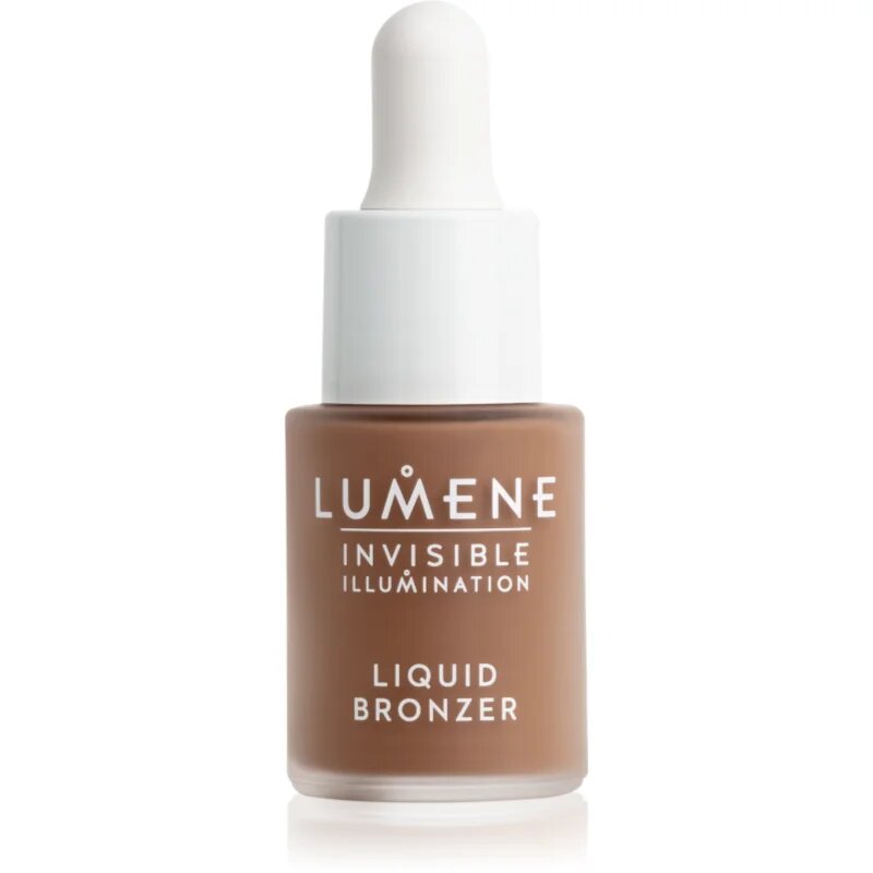 Lumene Invisible Illumination Instant Glow течен бронзант цвят Deep Glow 15 мл.