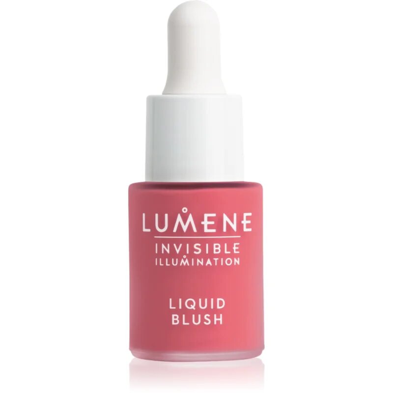 Lumene Invisible Illumination течен руж за озаряване на лицето цвят Wild Flower 15 мл.