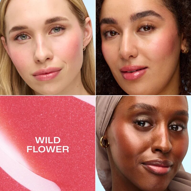 Lumene Invisible Illumination течен руж за озаряване на лицето цвят Wild Flower 15 мл.