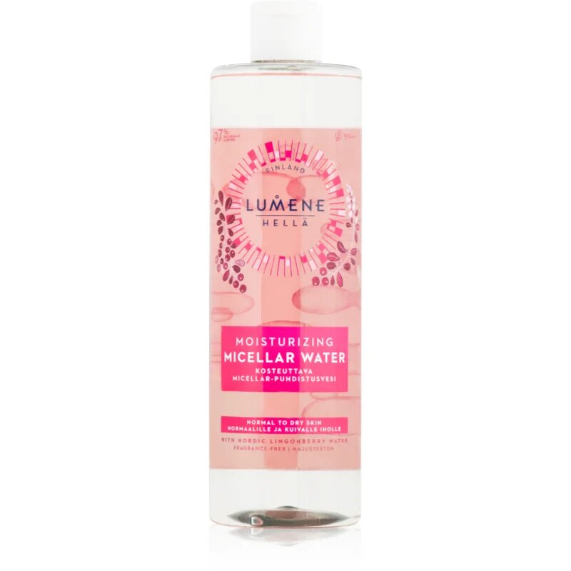Lumene Moisturizing [HELLÄ] мицеларна вода за нормална към суха кожа 400 мл.