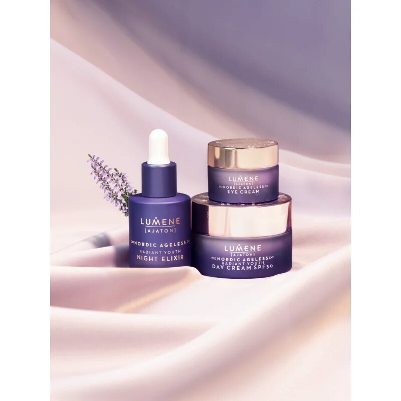 Lumene Nordic Ageless [AJATON] Radiant Youth стягащ нощен крем против бръчки 50 мл.