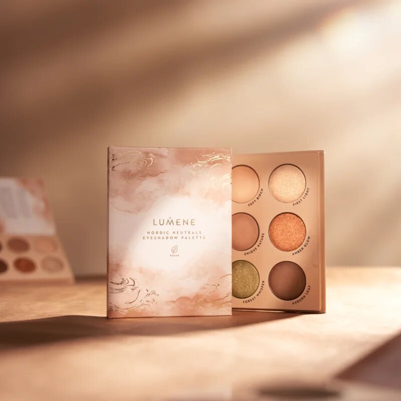 Lumene Nordic Makeup палитра сенки за очи Nordic Neutrals 8 гр.