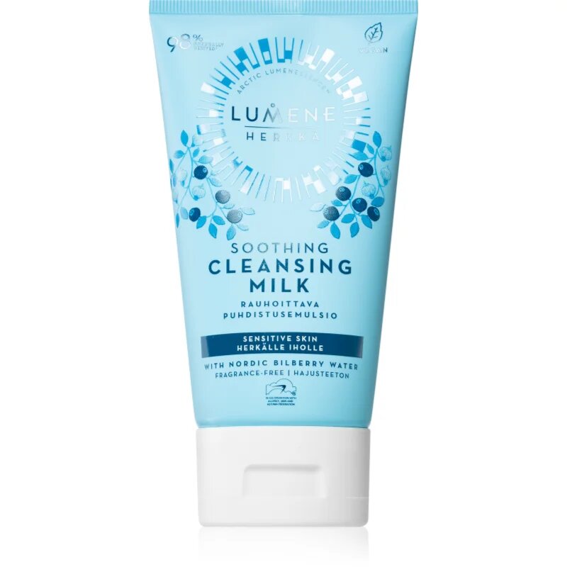 Lumene Nordic Sensitive [HERKKÄ] Soothing успокояващо почистващо мляко за чувствителна кожа на лицето 150 мл.