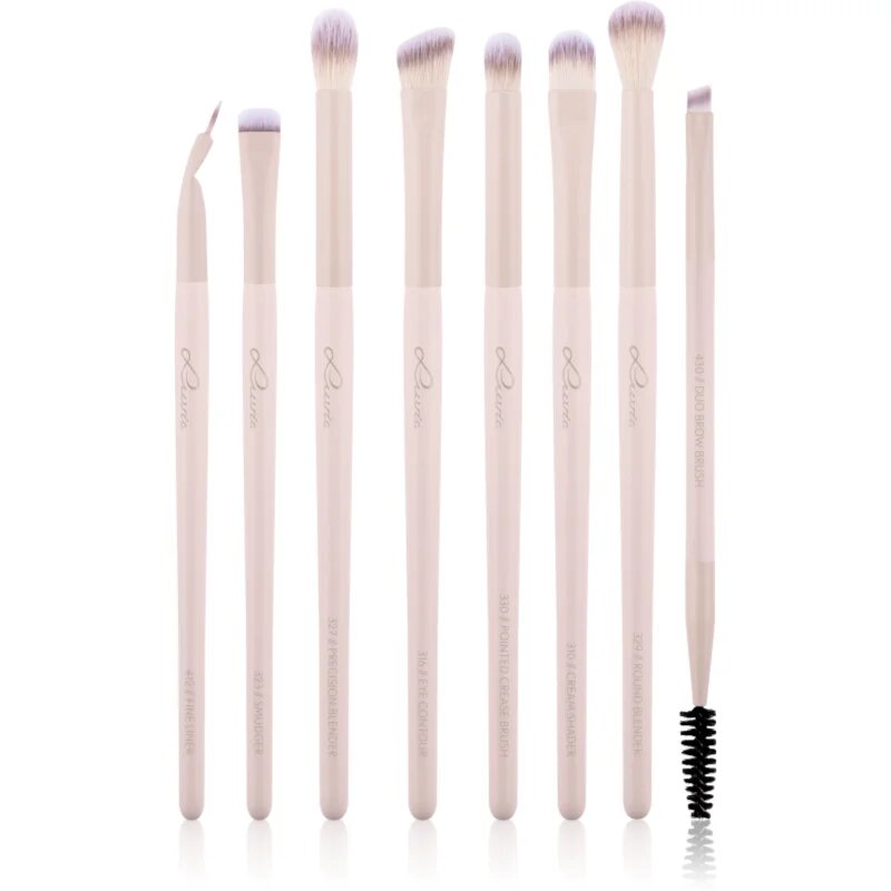 Luvia Cosmetics All Eye Want Nude Aura комплект четки за гримиране на очите