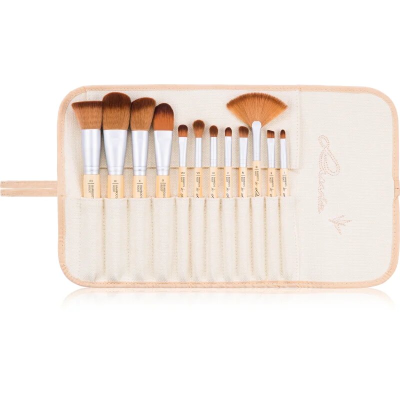 Luvia Cosmetics Bamboo Bamboo’s Root комплкет четки с калъф