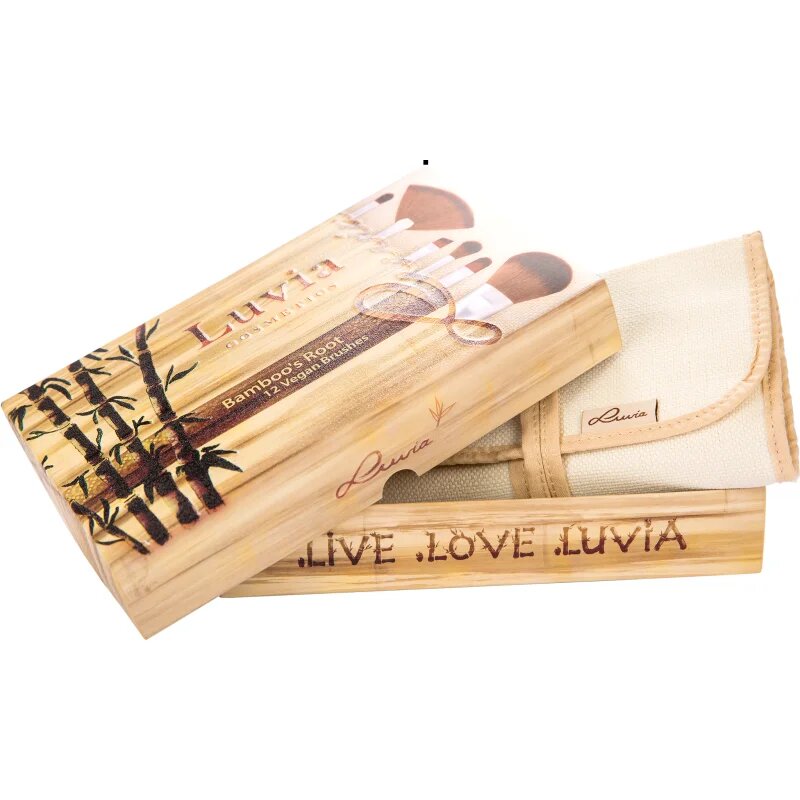 Luvia Cosmetics Bamboo Bamboo’s Root комплкет четки с калъф