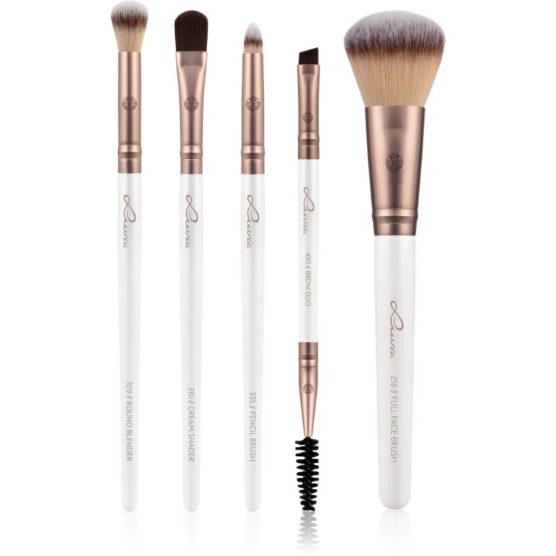 Luvia Cosmetics Daily Selection комплкет четки с калъф Prime Vegan