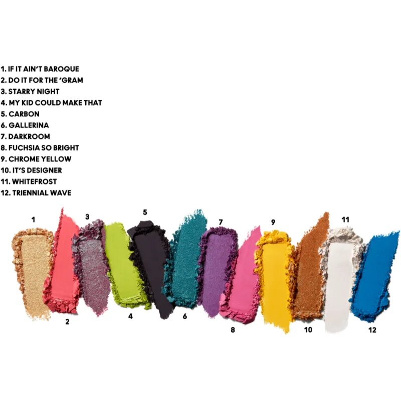 MAC Cosmetics Connect In Colour Eye Shadow Palette 12 shades палитра сенки за очи цвят Hi-Fi Colour 122 гр.