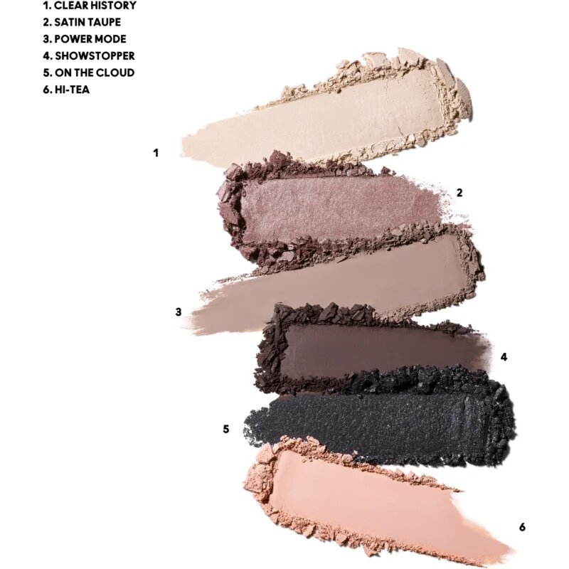 MAC Cosmetics Connect In Colour Eye Shadow Palette 6 shades палитра сенки за очи цвят Encrypted Kryptonite 6.25 гр.