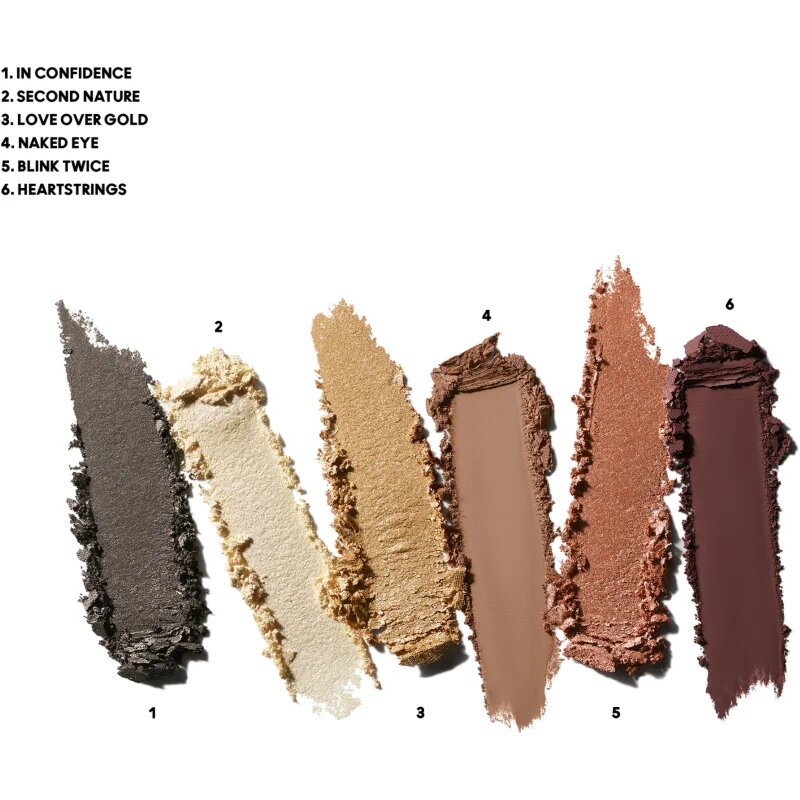 MAC Cosmetics Connect In Colour Eye Shadow Palette 6 shades палитра сенки за очи цвят Nude Board 6.25 гр.