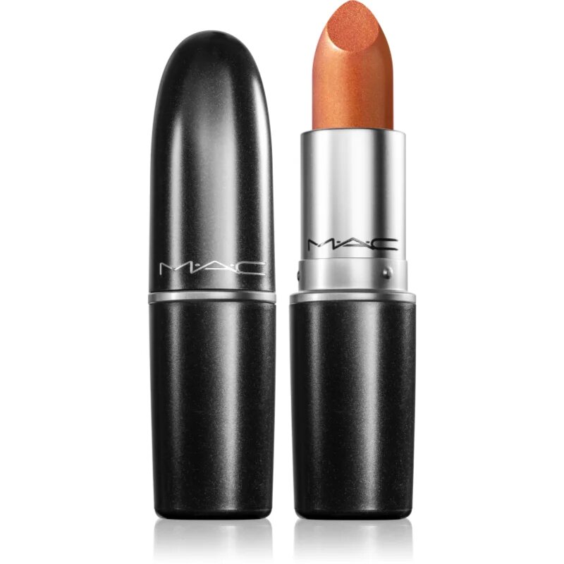 MAC Cosmetics Frost Lipstick дълготрайно червило перлен блясък цвят Bronze Shimmer 3 гр.