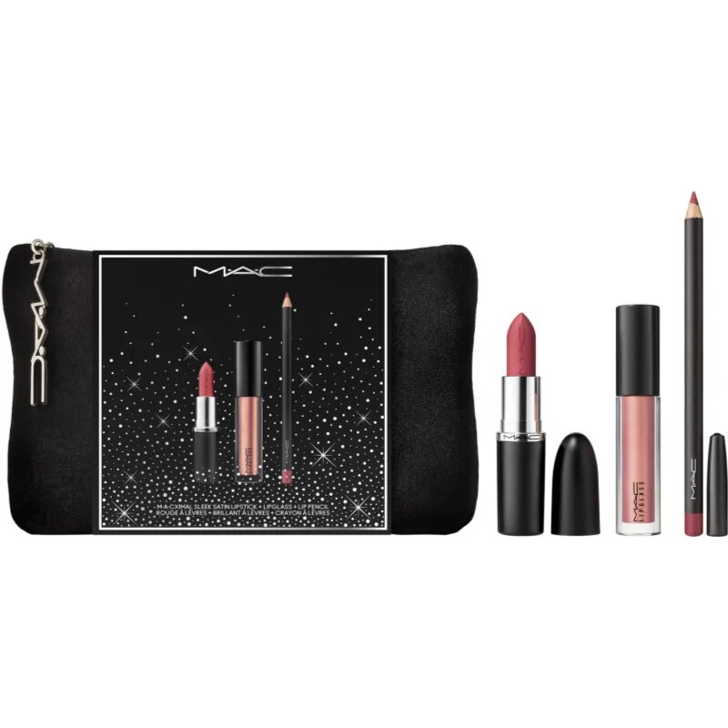 MAC Cosmetics Holiday Industry Icons Lip Combo подаръчен комплект