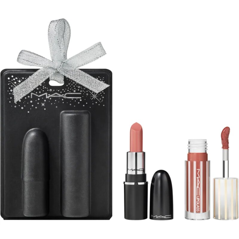 MAC Cosmetics Holiday Mini MAC Nude Lip Combo подаръчен комплект