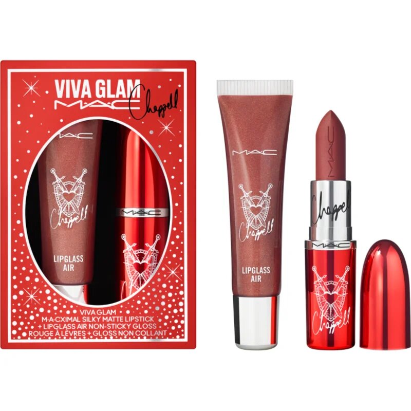 MAC Cosmetics Holiday Viva Glam Lip Duo подаръчен комплект за устни