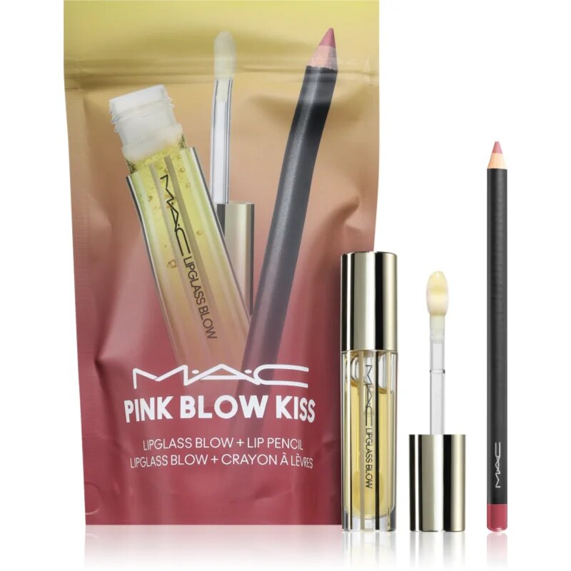 MAC Cosmetics Kits Pink Blow Kiss Lip Combo подаръчен комплект за устни