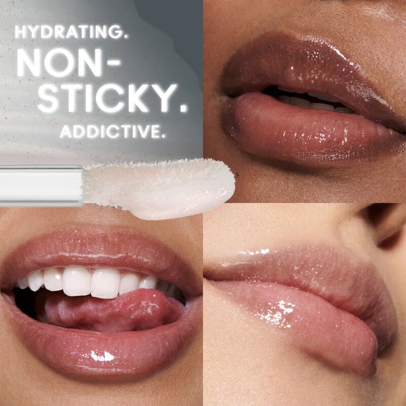 MAC Cosmetics Lipglass Air хидратиращ блясък за устни цвят Frosting 5 мл.
