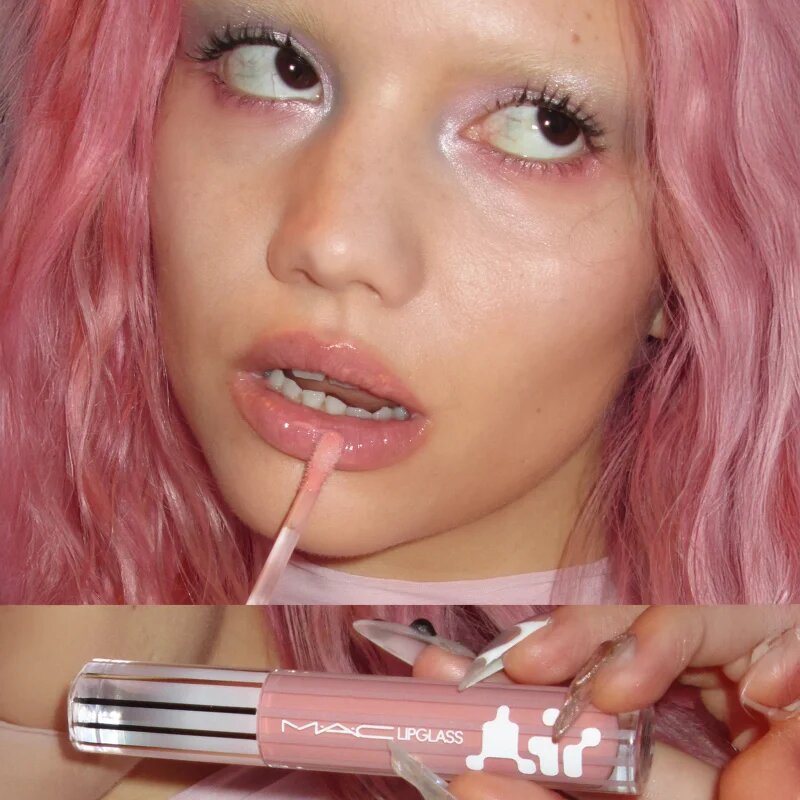 MAC Cosmetics Lipglass Air хидратиращ блясък за устни цвят Spritz 5 мл.