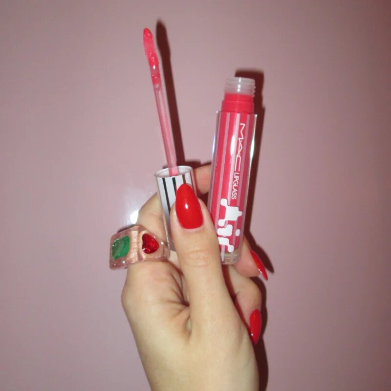 MAC Cosmetics Lipglass Air Mini хидратиращ блясък за устни цвят Aesthetic 2.6 мл.