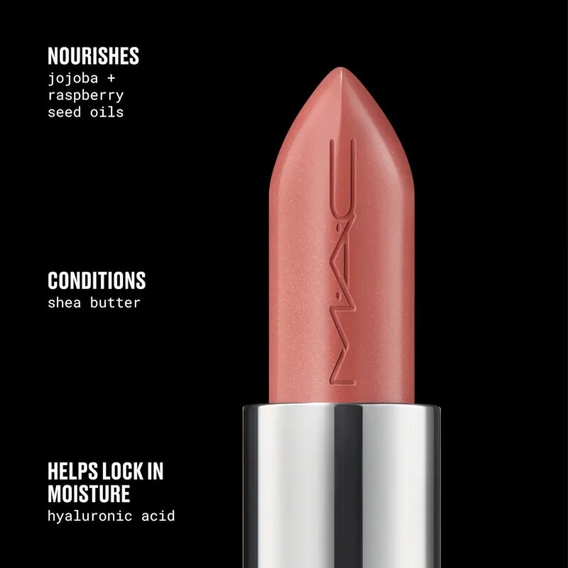 MAC Cosmetics Lustreglass Sheer-Shine Lipstick бляскаво червило цвят Like I Was Saying... 3.5 гр.