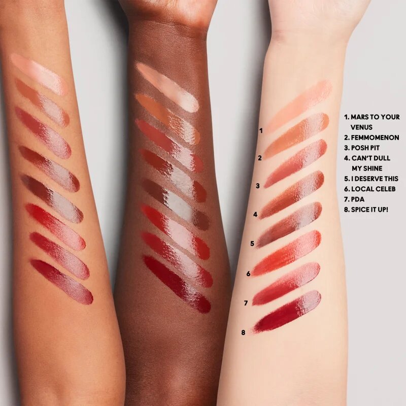 MAC Cosmetics Lustreglass Sheer-Shine Lipstick бляскаво червило цвят Spice it Up! 3 гр.