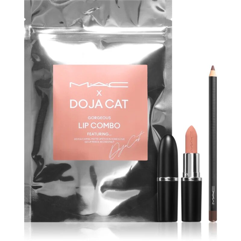 MAC Cosmetics MAC x Doja Cat Gorgeous Nude Lip Kit комплект за устни