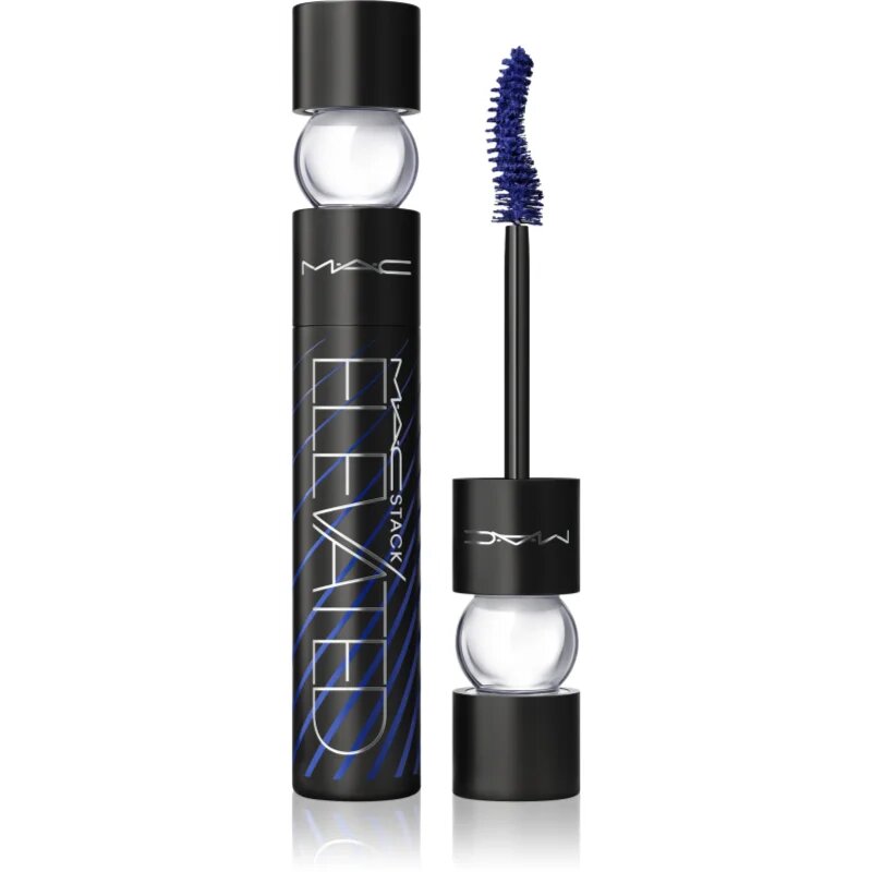 MAC Cosmetics MACStack Elevated Mascara спирала с дълготраен ефект за обем и извити мигли цвят Denim Stack 12 мл.