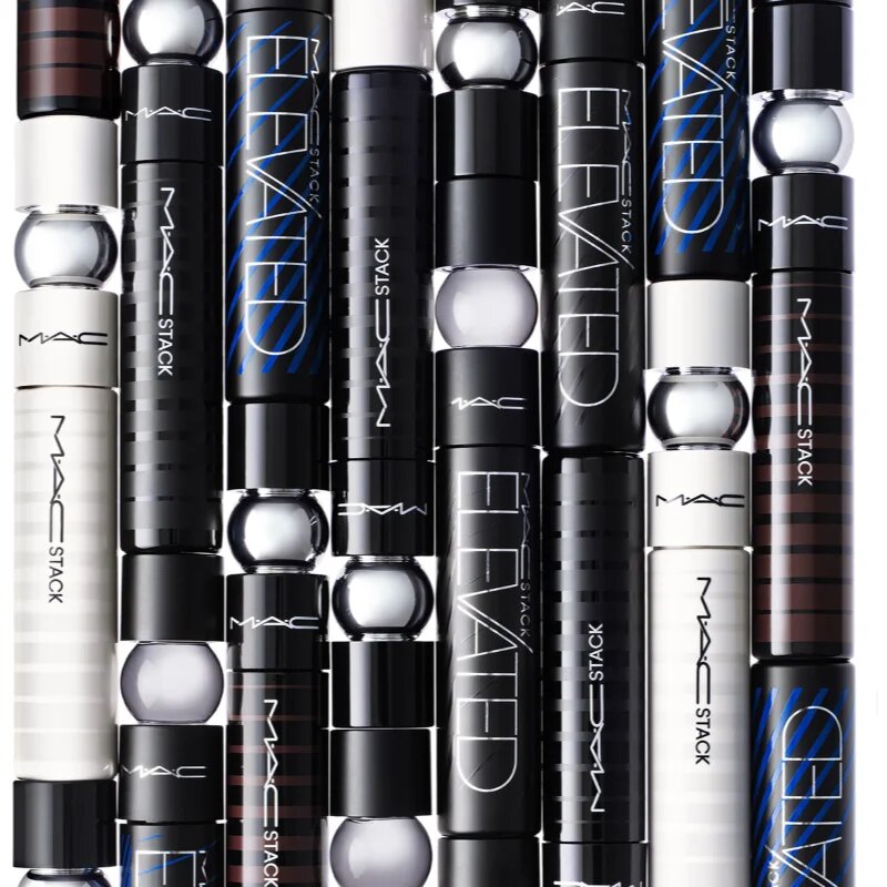 MAC Cosmetics MACStack Elevated Mascara спирала с дълготраен ефект за обем и извити мигли цвят Denim Stack 12 мл.