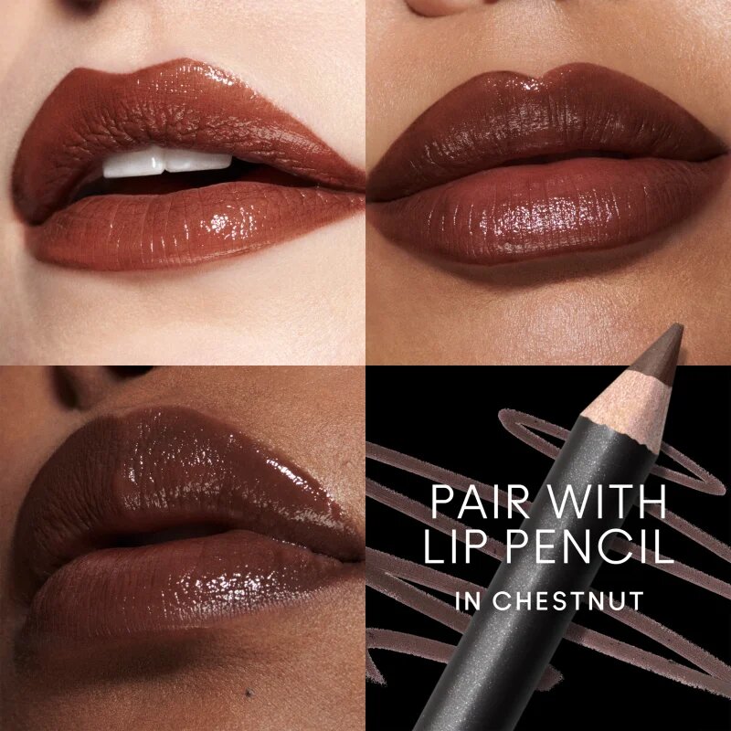 MAC Cosmetics Powder Kiss Liquid Lipcolour матиращо течно червило цвят Chestnut 5 мл.
