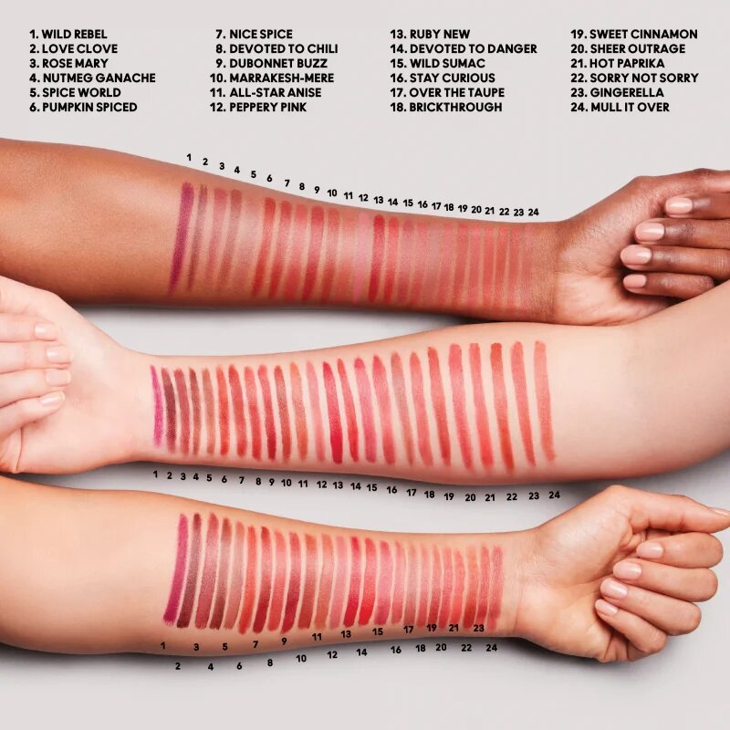 MAC Cosmetics Powder Kiss Velvet Blur Slim Stick матиращо хидратиращо червило цвят Over the Taupe 2 гр.