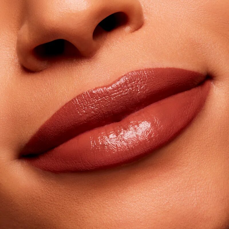 MAC Cosmetics Powder Kiss Velvet Blur Slim Stick матиращо хидратиращо червило цвят Spice World 2 гр.