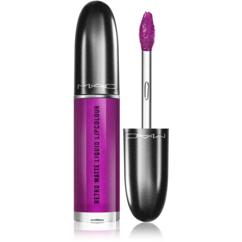 MAC Cosmetics Retro Matte Liquid Lipcolour матиращо червило с метален ефект цвят 5 мл.