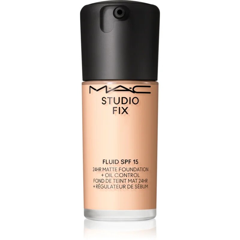 MAC Cosmetics Studio Fix Fluid SPF 15 24HR Matte Foundation + Oil Control матиращ фон дьо тен SPF 15 цвят N11 30 мл.