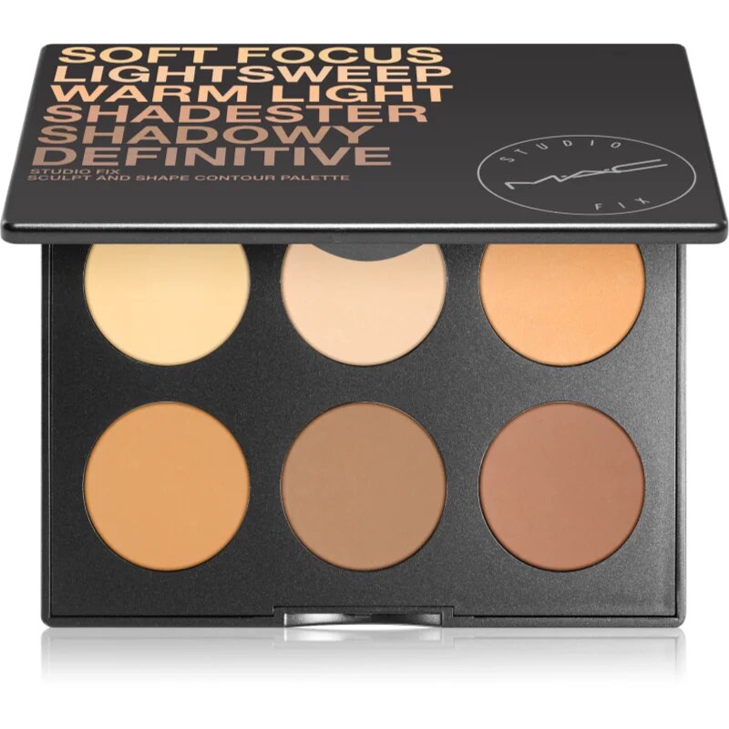 MAC Cosmetics Studio Fix Sculpt and Shape Contour Palette контурираща палитра за лице Medium Dark / Dark 14.4 гр.