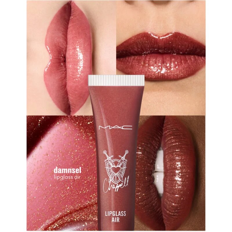 MAC Cosmetics Viva Glam Lipglass Air гланц за устни с брокат 15 мл.