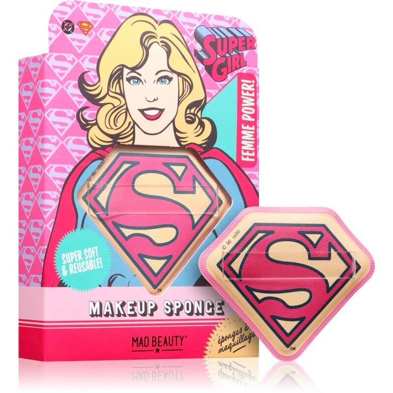 Mad Beauty DC Femme Power Supergirl гъба за фон дьо тен 1 бр.