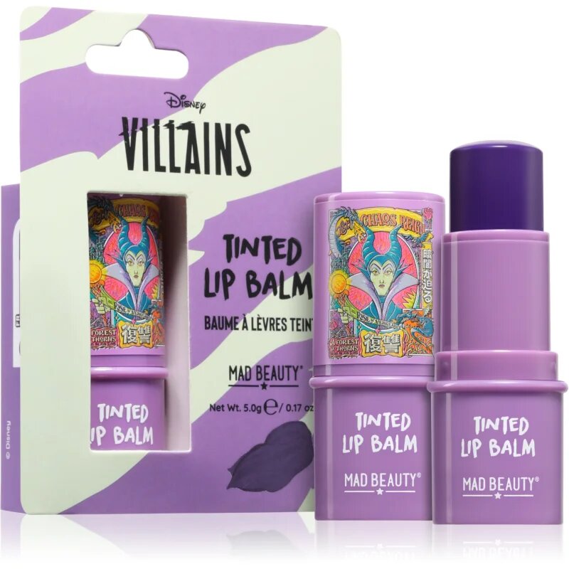 Mad Beauty Disney Villains Maleficent тониращ балсам за устни 5 гр.
