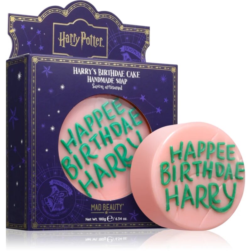 Mad Beauty Harry Potter Harry's Birthdae Cake твърд сапун аромати Vanilla 180 гр.